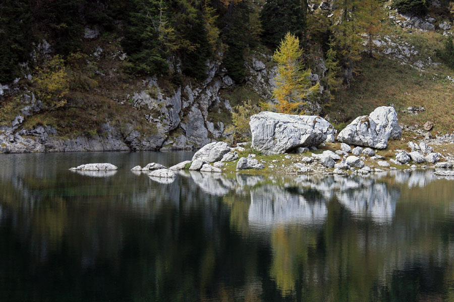 Jesen v ogledalu
Še en utrinek z Dvojnega jezera.
Ključne besede: dvojno jezero 7j