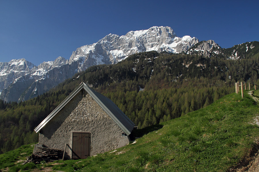 Sedlo Rudni vrh
Na sedlu Rudni vrh (Sella di Somdogna). Zadaj kraljuje Montaž.
Ključne besede: sedlo rudni vrh sella di samdogna montaž