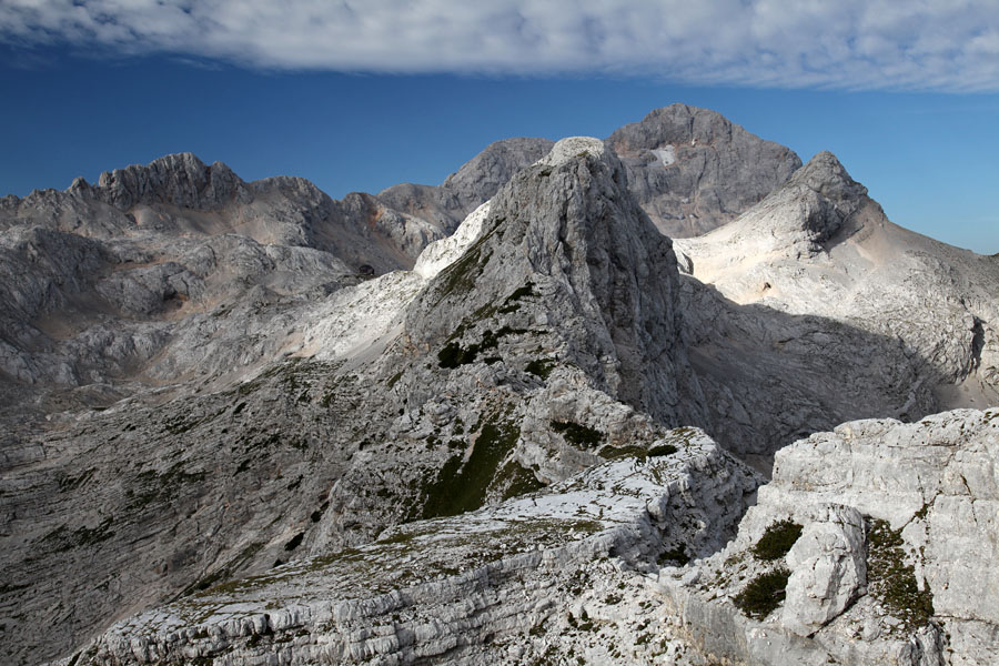 S Spodnje Vrbanove špice III.
Visoka Vrbanova špica in Triglav.
Ključne besede: spodnja visoka vrbanova špica triglav