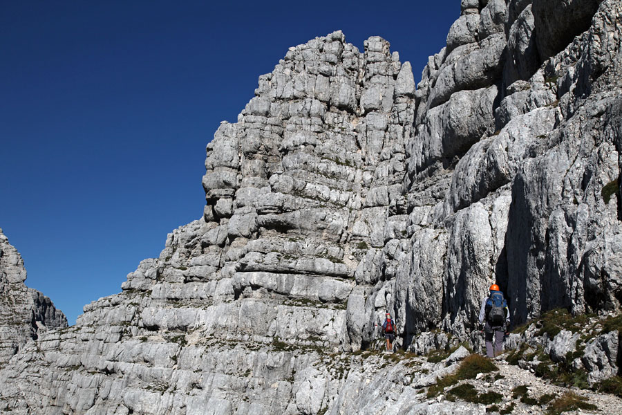 Pot Ceria Merlone V.
Pot Ceria Merlone. V Jugozahodni steni Nižjih vrhov med Špico v Planji in škrbino Forca de la Val.
Ključne besede: pot ceria merlone špica v planji forca de la val