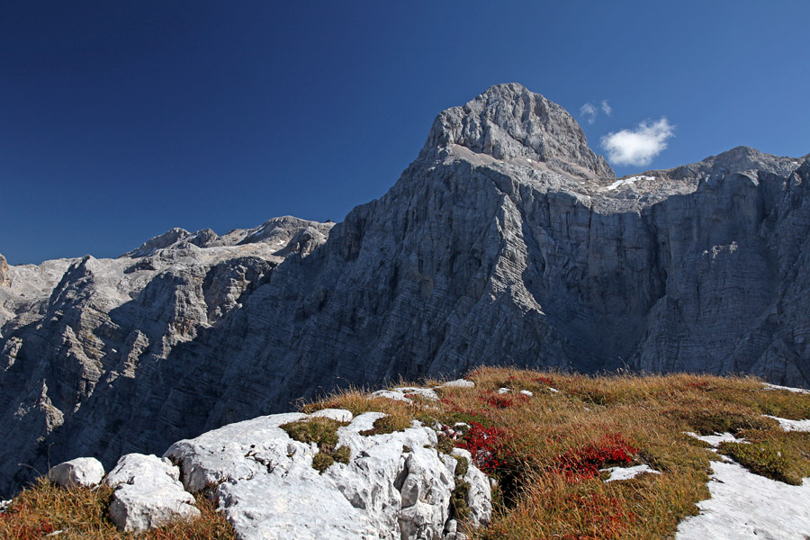 Pomol z razgledom
Pomol z razgledom na Severno Triglavsko steno. Pod Bovškim Gamsovcem.
Ključne besede: severna triglavska stena triglav bovški gamsovec