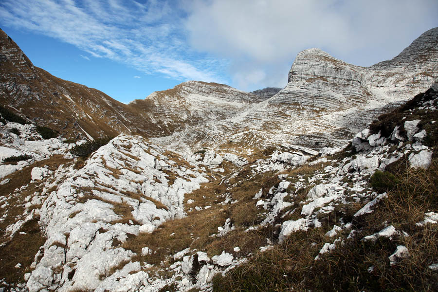 Travniška dolina II.
Utrinek s Travniške doline. Zadaj se še vidita Travnik in del Plaskega Vogla.
Ključne besede: travniška dolina travnik plaski vogel