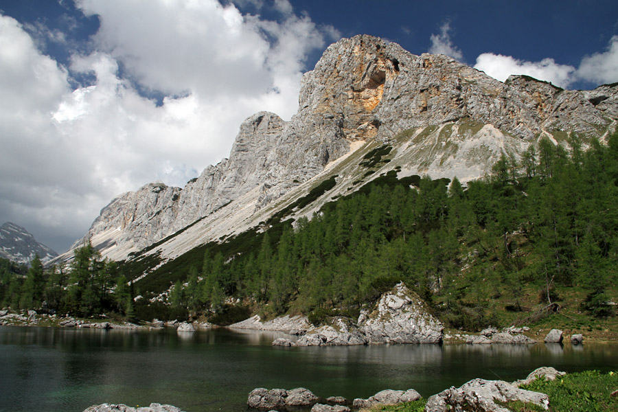 Dvojno jezero II.
Dvojno jezero pod Tičarico.
Ključne besede: dvojno jezero triglavska sedmera jezera tičarica kopica