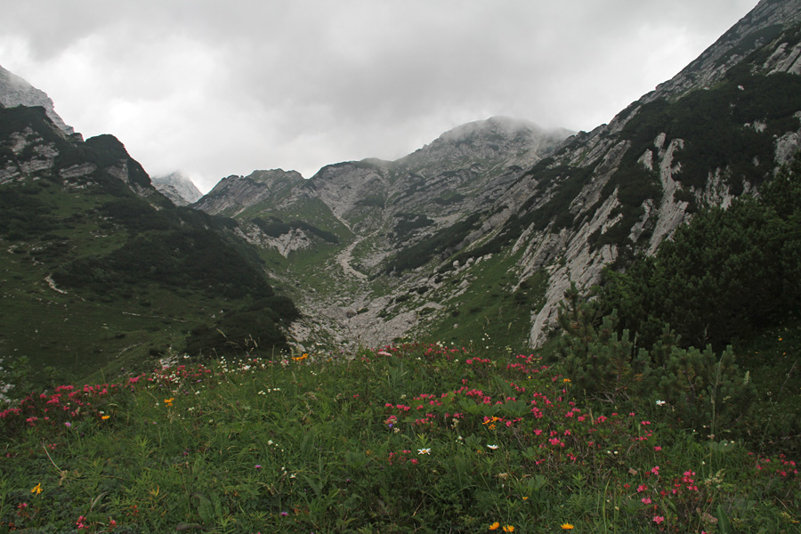 Megleni Migovec
Bohinjski Migovec je bil ves dan v oblakih, kasneje tudi v dežju.
Ključne besede: bohinjski migovec